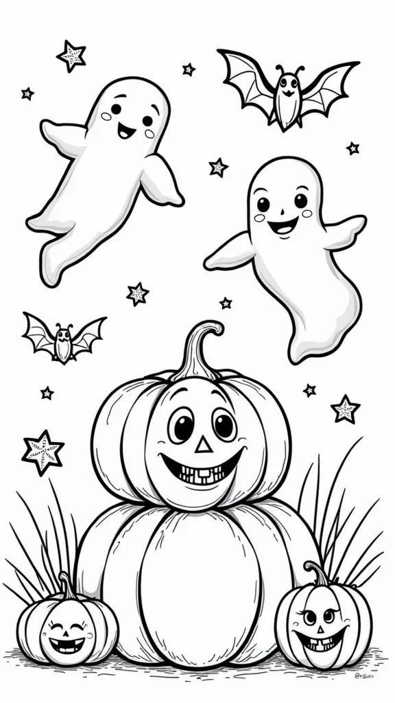 coloriage halloween maternelle imprimable